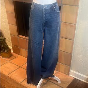BCBGeneration High Rise Wide Leg Jean, size 31